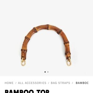 NEW Clare V Brown Bamboo Bag with Eco-Friendly Handle